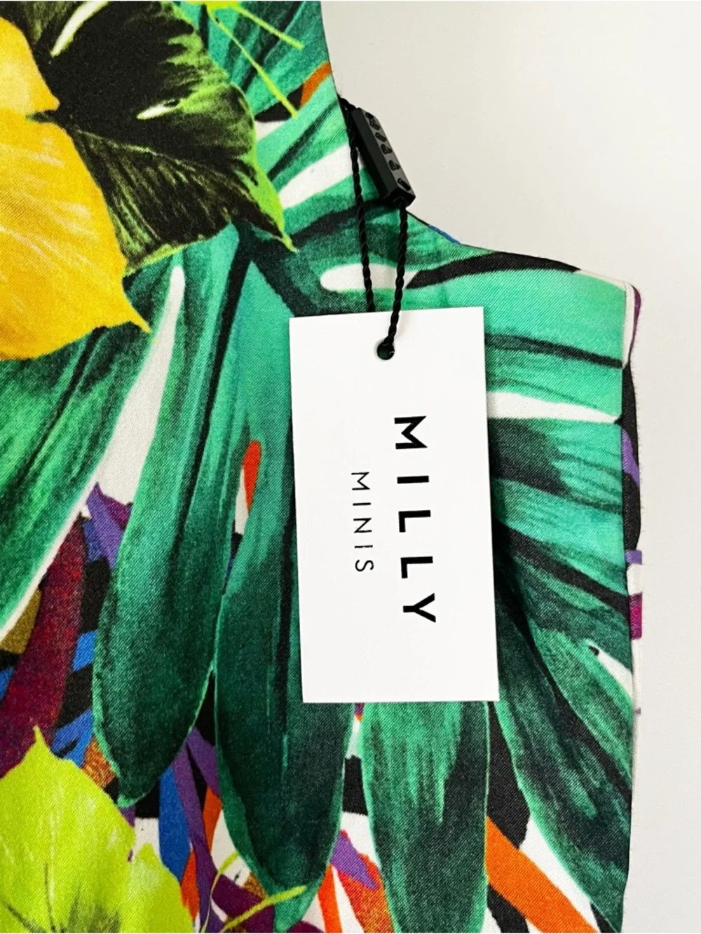 Milly Minis Vibrant Tropical Floral Flounce Girls' Dress - Multicolor New size 6